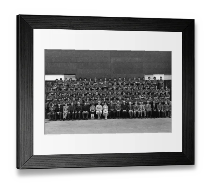 Framed Print : Apprentice Training School, Class of 1980  /  1981