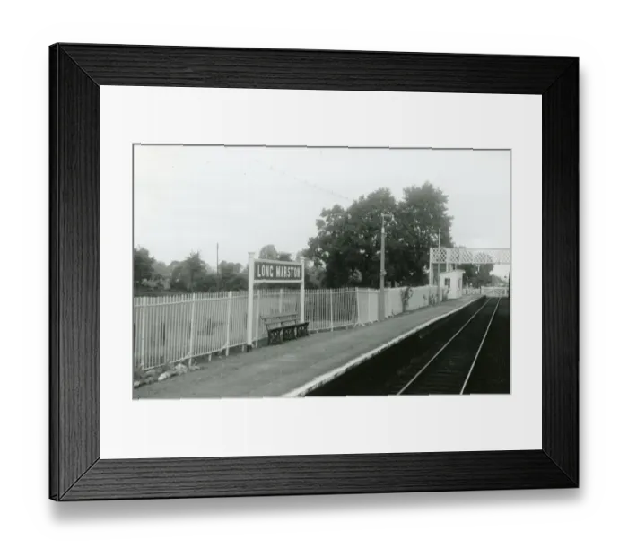 Framed Print : Long Marston Station, Warwickshire, 1956