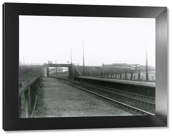 Stratford on Avon Racecourse Platform Station, 1956