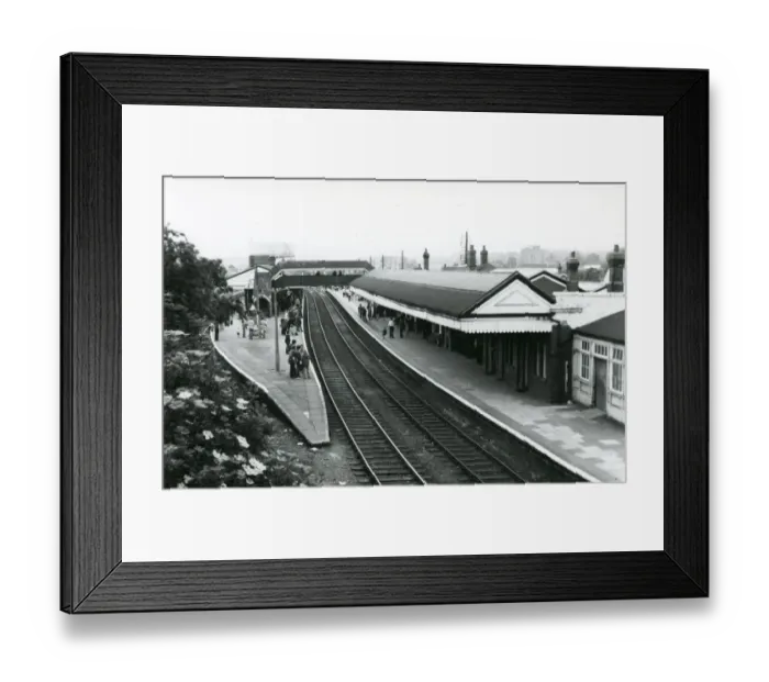 Framed Print : Stratford on Avon Station, 1973