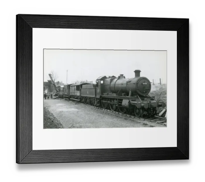Framed Print : Loco No. 4358, at Weston-Sub-Edge Framed Print : Loco No. 4358, at Weston-Sub-Edge