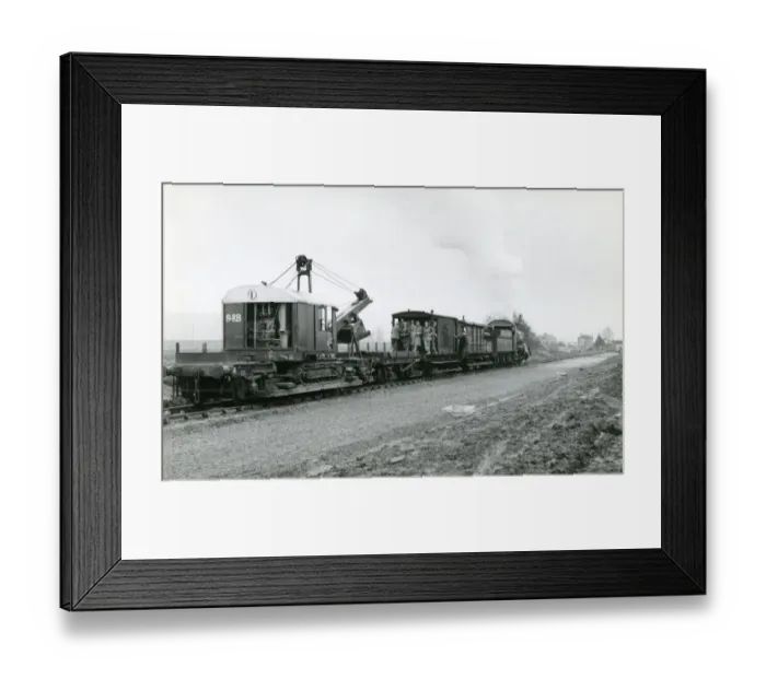 Framed Print : Loco No. 4358 and Track Maintenance at Weston-Sub-Edge Framed Print : Loco No. 4358 and Track Maintenance at Weston-Sub-Edge