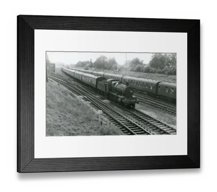 Framed Print : Loco No. 7338, at Cheltenham
