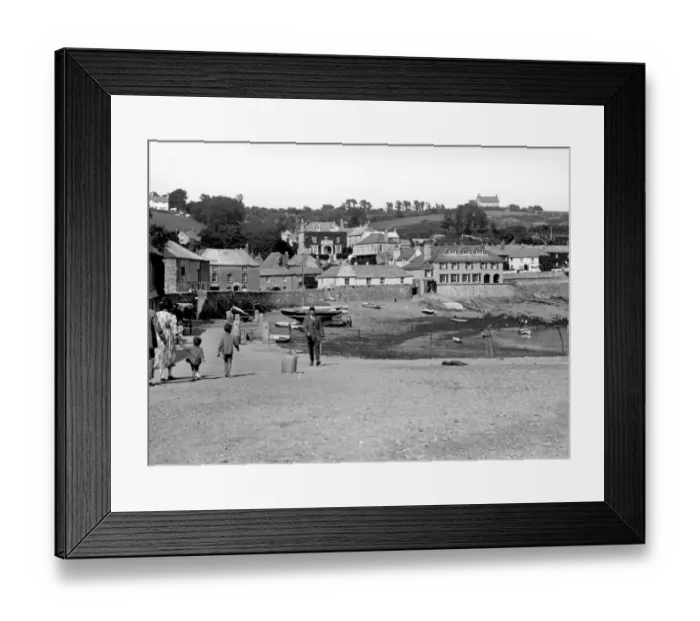 Framed Print : The Harbour at St Mawes, Cornwall, 1924