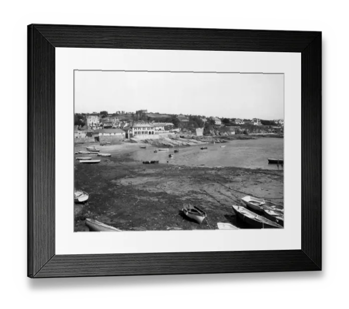 Framed Print : St Mawes Harbour, Cornwall, August 1928