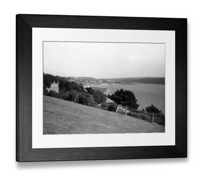 Framed Print : St Mawes from the Castle, Cornwall, August 1928 Framed Print : St Mawes from the Castle, Cornwall, August 1928