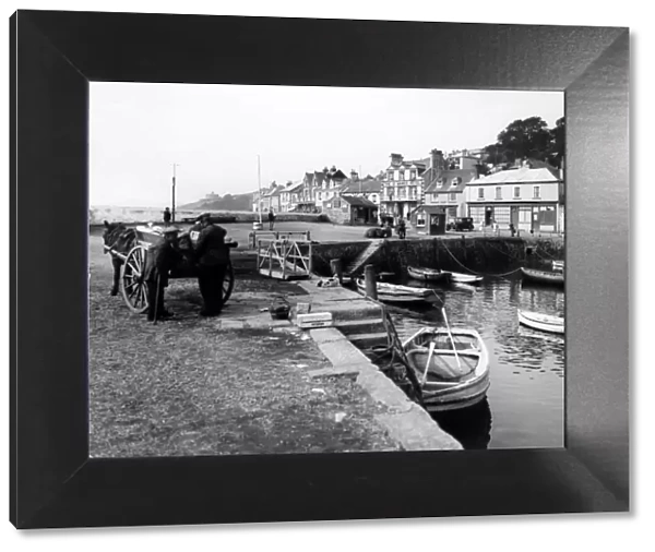 St Mawes Harbour, Cornwall, September 1930