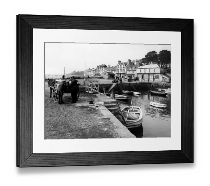 Framed Print : St Mawes Harbour, Cornwall, September 1930
