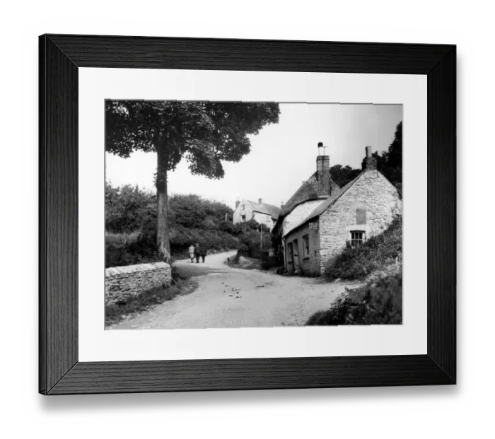 Framed Print : St Mawes Village, Cornwall, September 1930
