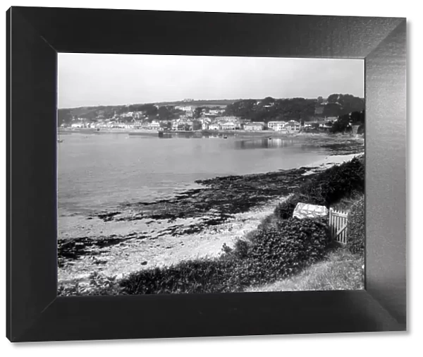 St Mawes from across the bay, September 1930