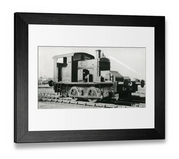 Framed Print : GWR diesel electric shunter No. 1, 1933