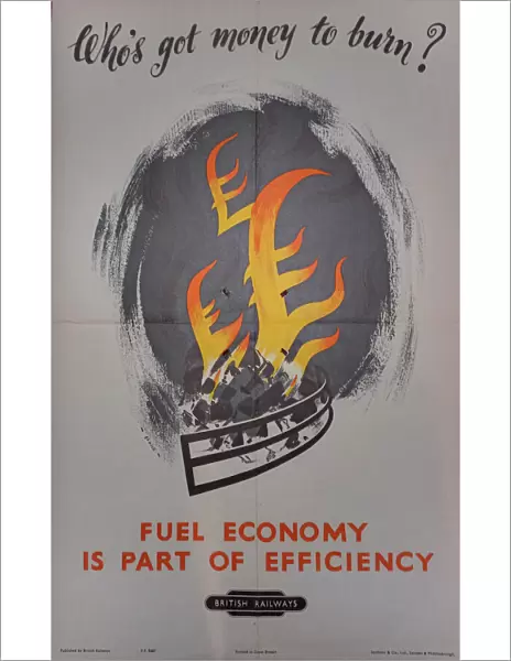 British Railways Fuel Economy Poster