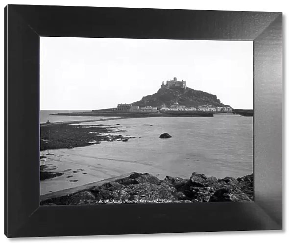St Michaels Mount from the beach
