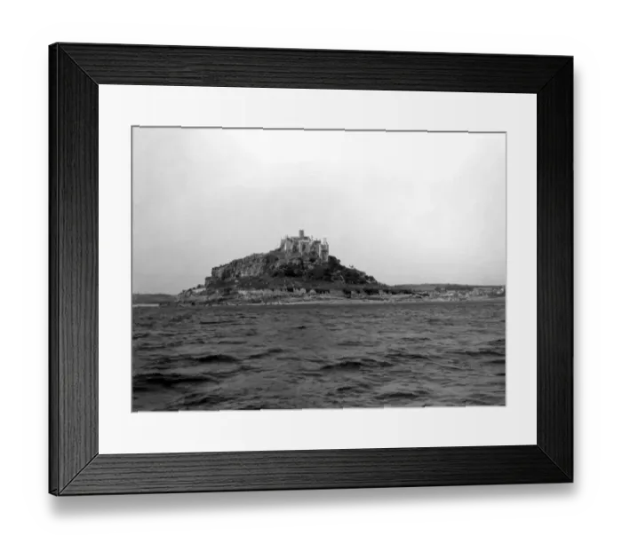 Framed Print : St Michaels Mount, Cornwall, August 1928 Framed Print : St Michaels Mount, Cornwall, August 1928