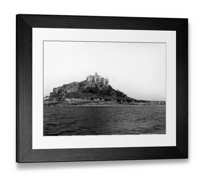 Framed Print : St Michaels Mount, Cornwall, August 1928 Framed Print : St Michaels Mount, Cornwall, August 1928