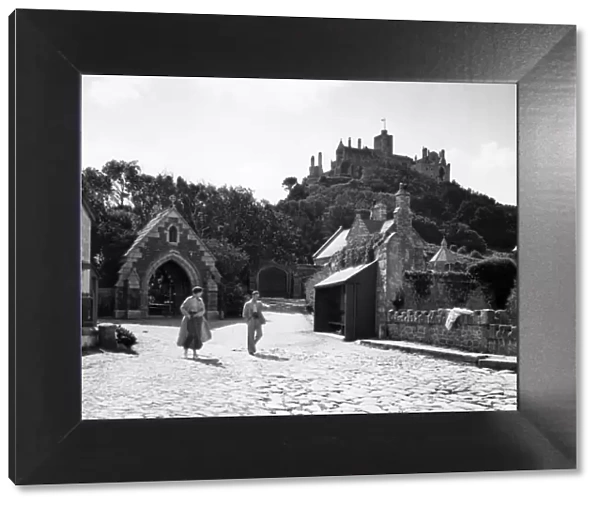 On the Mount at St Michaels Mount, Cornwall, August 1935