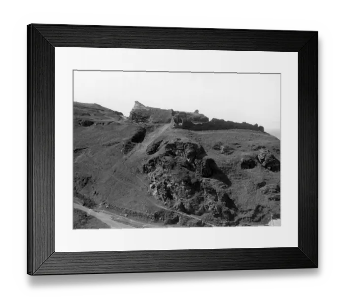 Framed Print : Tintagel Castle, Cornwall, August 1927 Framed Print : Tintagel Castle, Cornwall, August 1927