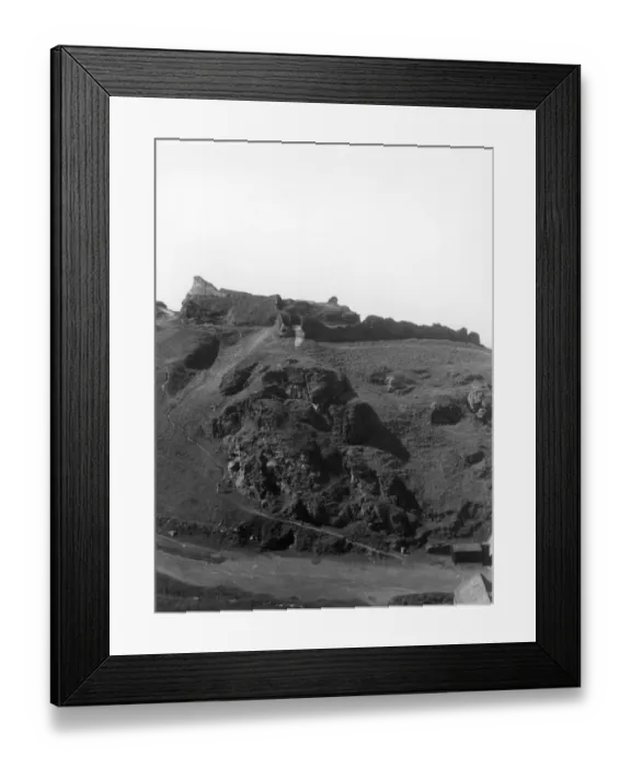 Framed Print : Tintagel Castle Looking Uphill, August 1927