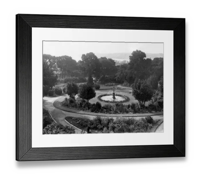 Framed Print : Morrab Gardens, Penzance, c. 1938