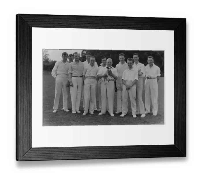 Framed Print : Drawing Office Cricket Team, 1934 Framed Print : Drawing Office Cricket Team, 1934