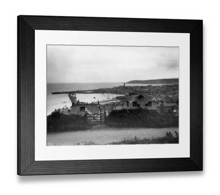 Framed Print : View Over Penzance, c. 1938 Framed Print : View Over Penzance, c. 1938
