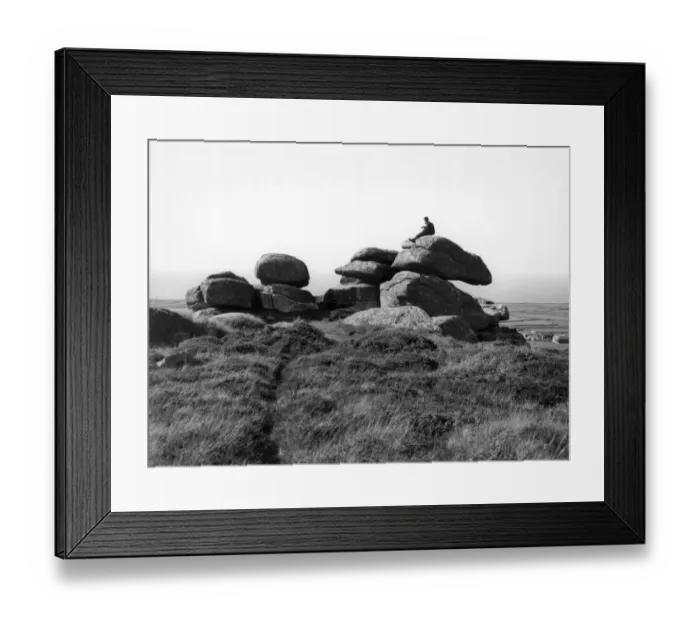 Framed Print : Rosewall Hill & Logan Rock, St Ives, June 1946