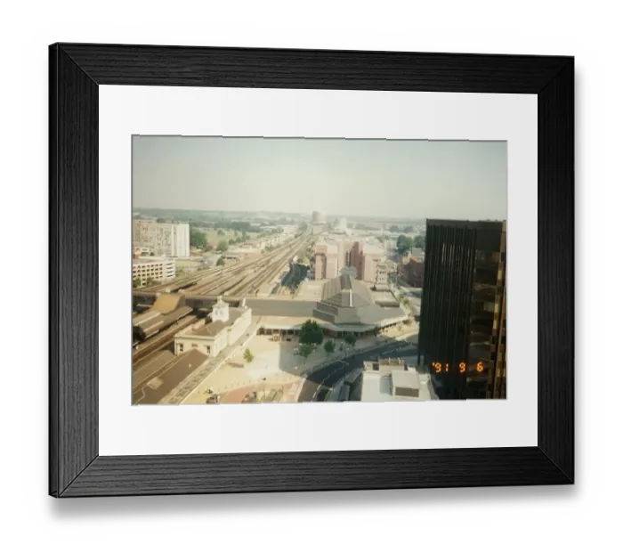 Framed Print : Reading Station, September 1991 Framed Print : Reading Station, September 1991