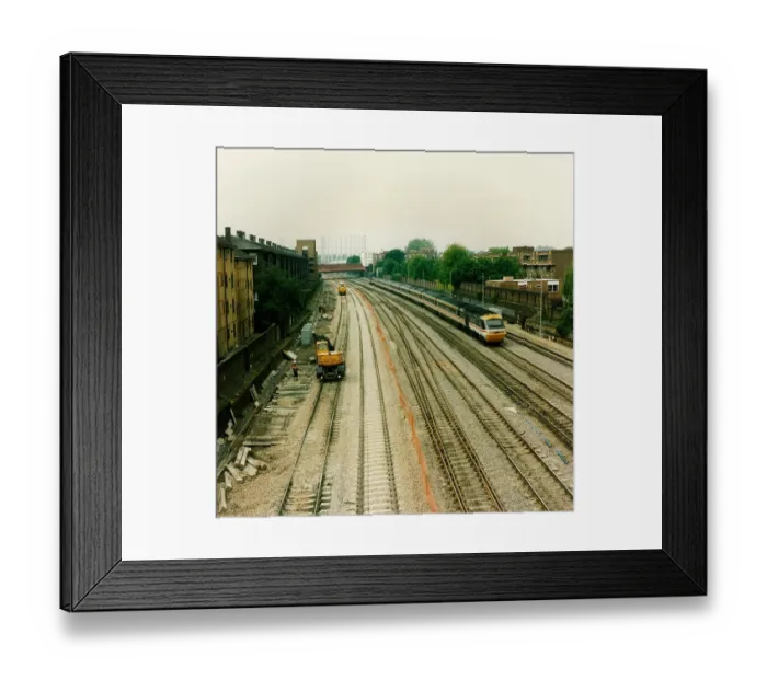 Framed Print : Paddington Station Approach, 1992 Framed Print : Paddington Station Approach, 1992