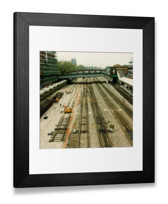 Framed Print : Paddington Station Approach, 1992 Framed Print : Paddington Station Approach, 1992