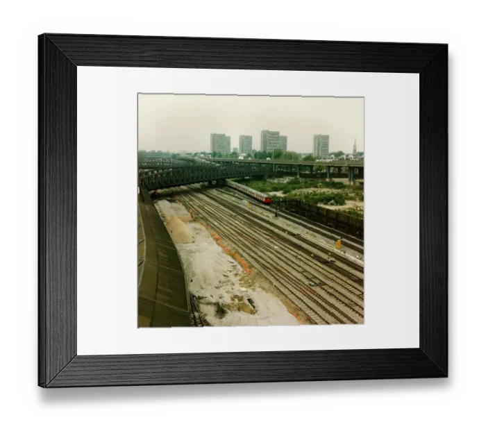 Framed Print : Paddington Station Approach, 1992 Framed Print : Paddington Station Approach, 1992