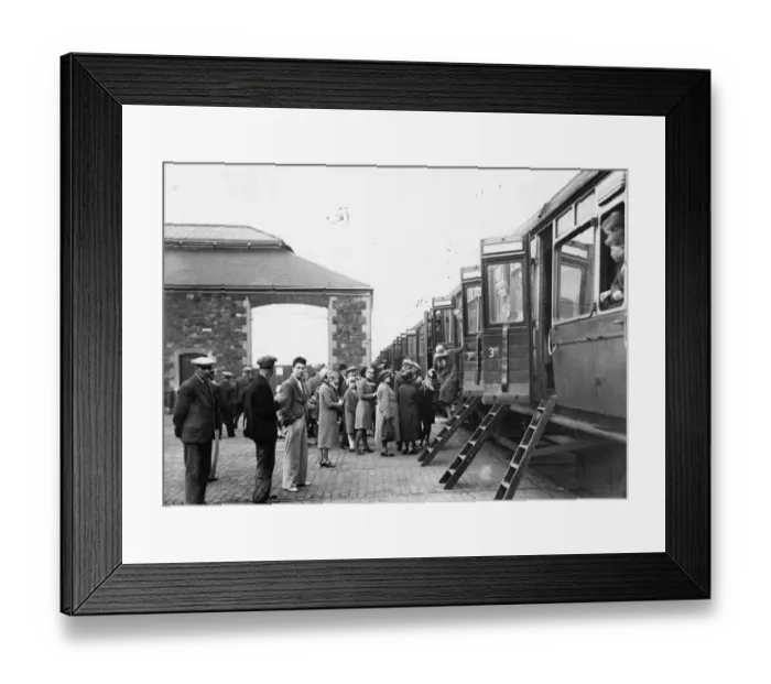 Framed Print : Swindon Works Trip, 1931 Framed Print : Swindon Works Trip, 1931
