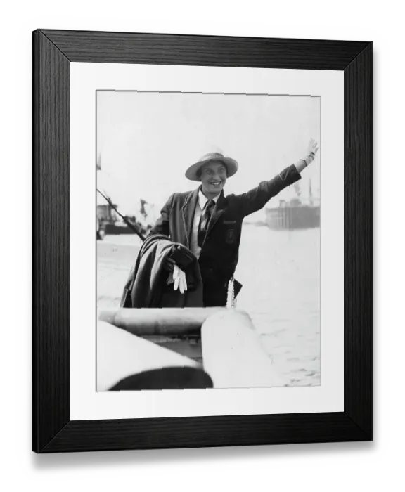 Framed Print : Mabel Kitson, Railway Queen 1927-1928