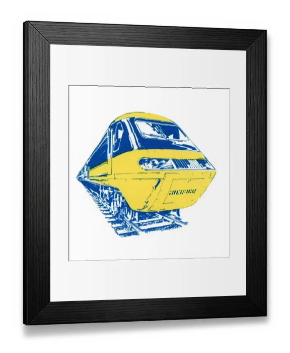 Framed Print : HST Intercity 125 Design, c. 1980s Framed Print : HST Intercity 125 Design, c. 1980s