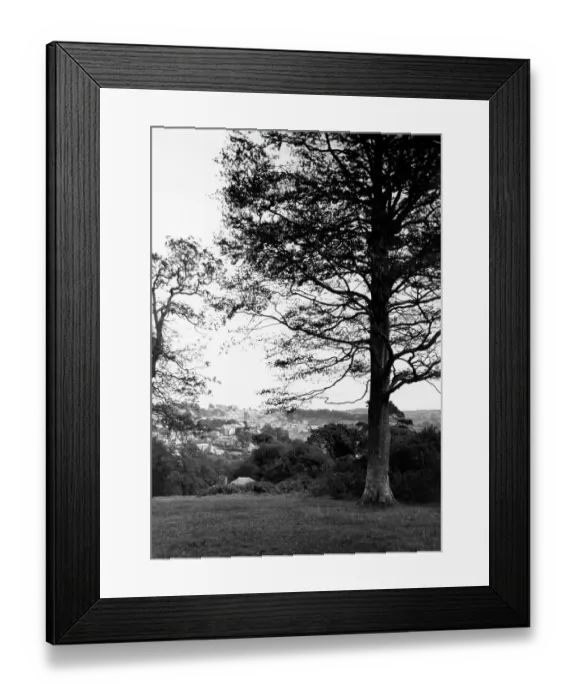 Framed Print : The Town of St Austell, Cornwall, 1928