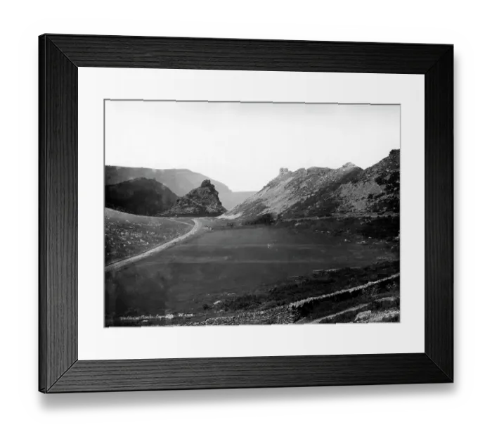 Framed Print : Valley of Rocks near Lynton in Devon, 1924 Framed Print : Valley of Rocks near Lynton in Devon, 1924
