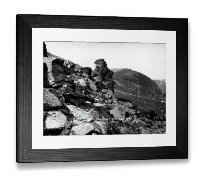Framed Print : Devil's Cheese Ring, Lynton, 1924