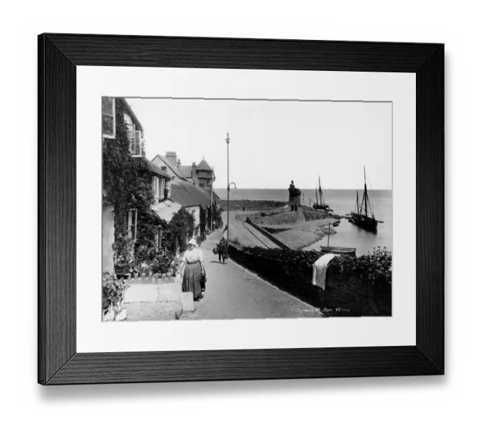 Framed Print : Lynmouth Pier, North Devon, 1924 Framed Print : Lynmouth Pier, North Devon, 1924