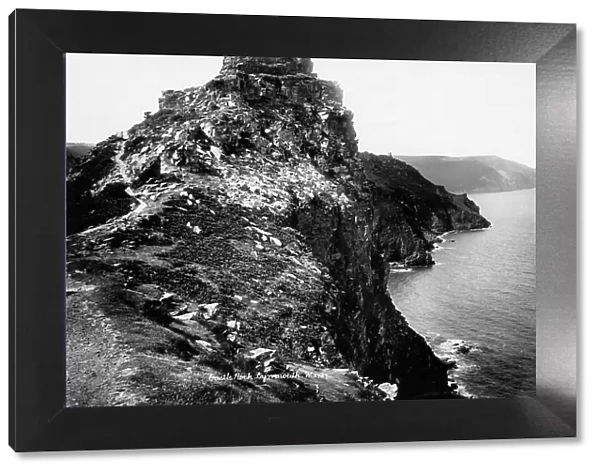Castle Rock near Lynmouth, Devon, 1924