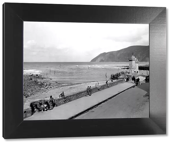 The Sea Front at Lynmouth, Devon, August 1929