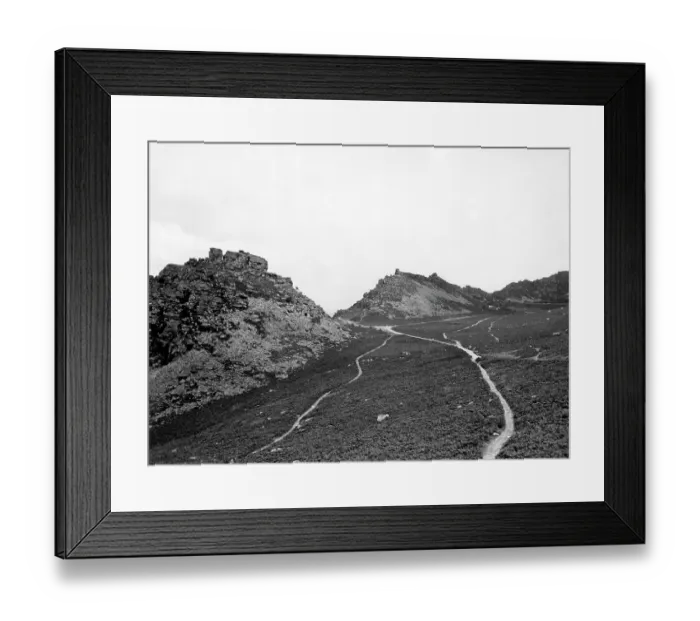 Framed Print : Valley of Rocks near Lynton in Devon, 1929 Framed Print : Valley of Rocks near Lynton in Devon, 1929