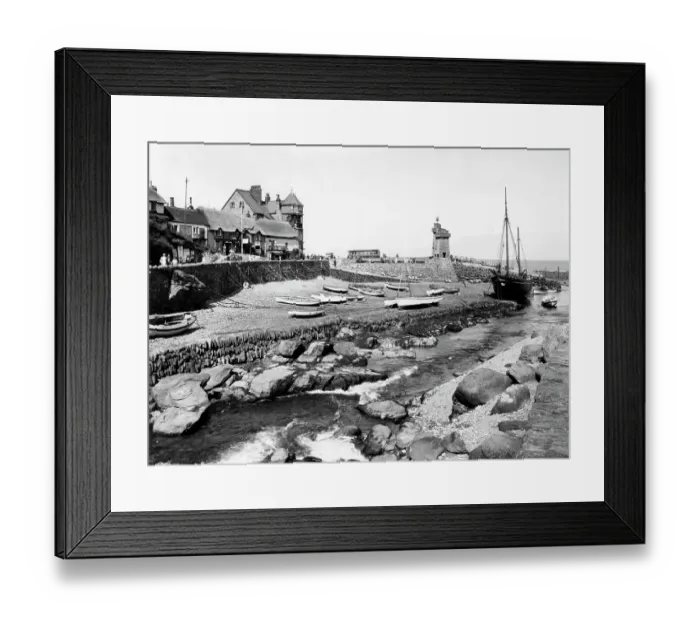 Framed Print : The Lyn River at Lynmouth, Devon, 1934 Framed Print : The Lyn River at Lynmouth, Devon, 1934