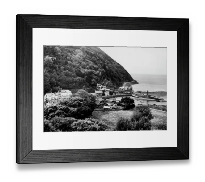 Framed Print : Lynmouth Harbour, Devon, September 1934
