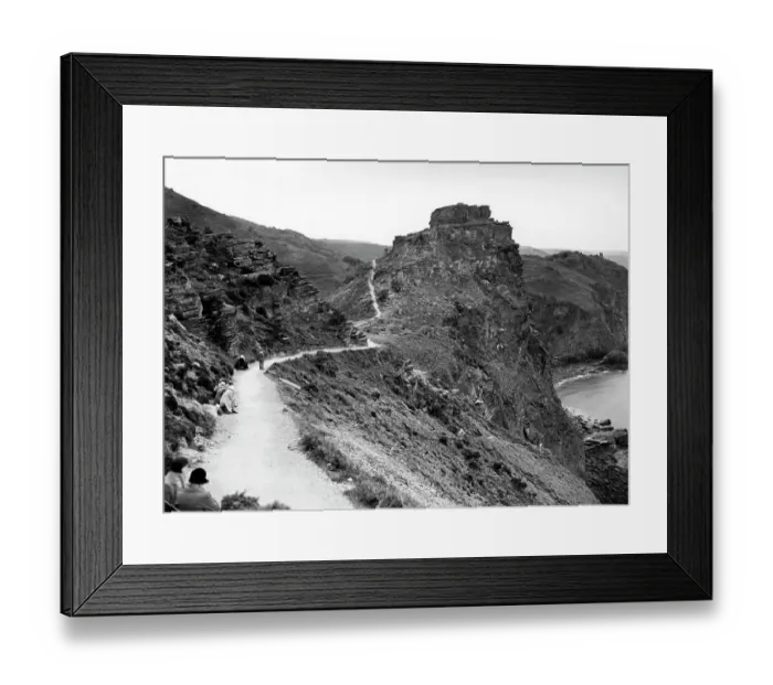 Framed Print : Castle Rock at Lynton, North Devon, 1934 Framed Print : Castle Rock at Lynton, North Devon, 1934