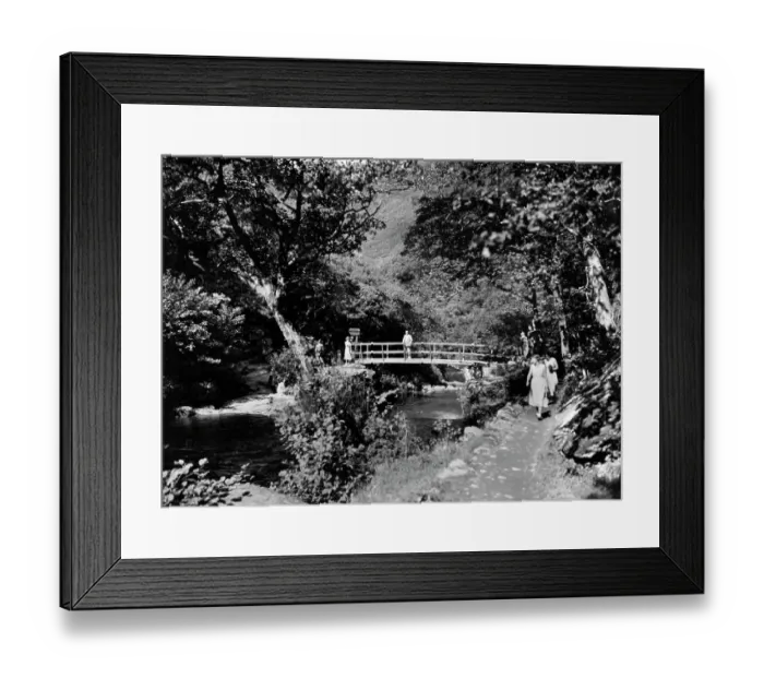 Framed Print : The Lyn Valley near Watersmeet, 1934 Framed Print : The Lyn Valley near Watersmeet, 1934