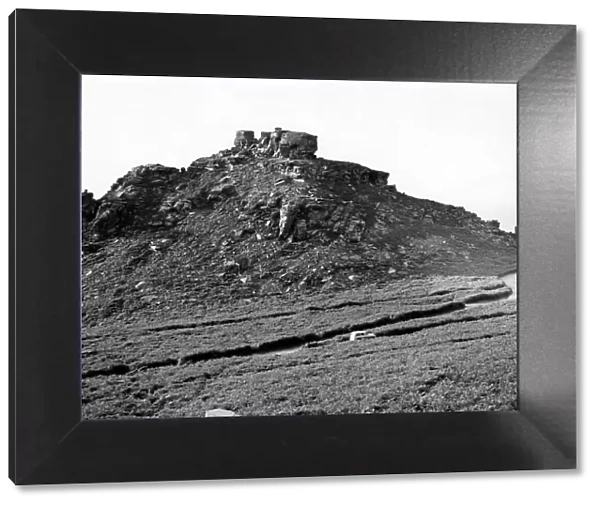 Castle Rock at Lynton, North Devon, 1950