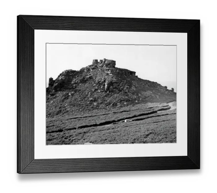 Framed Print : Castle Rock at Lynton, North Devon, 1950