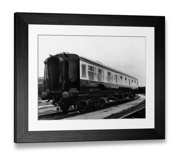 Framed Print : Dynamometer Car No. DW150192, May 1961