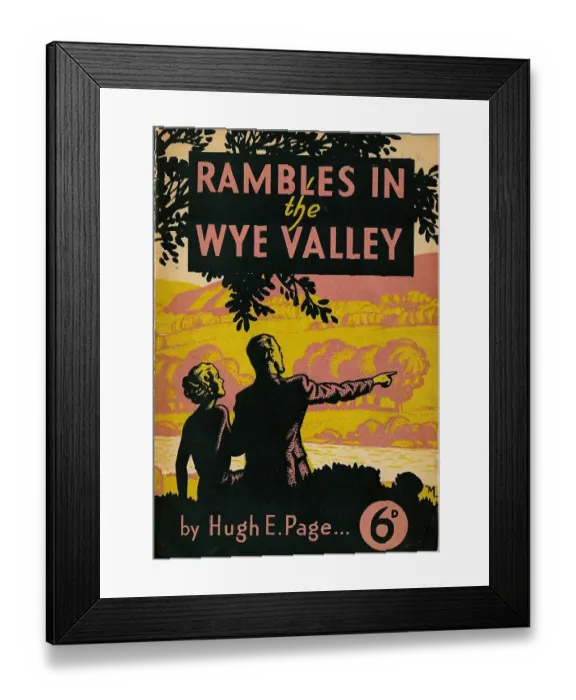 Framed Print : GWR Publicity Guide - Rambles in the Wye Valley