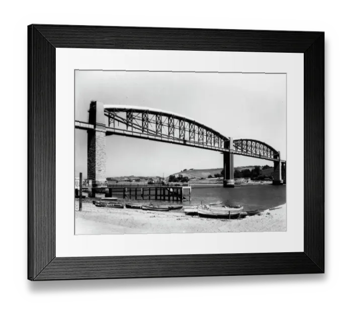 Framed Print : Royal Albert Bridge, 1939