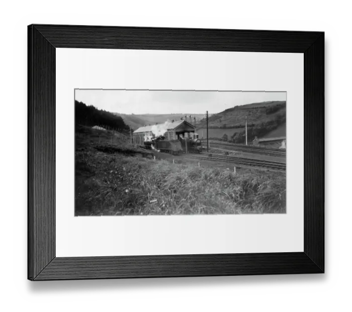 Framed Print : Ilfracombe Engine Shed, c1950s